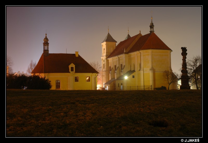 Litvínovský kostel z druhé strany
